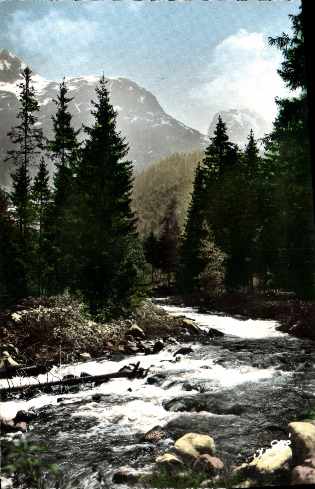 CPA Paysages Alpestres le torrent 