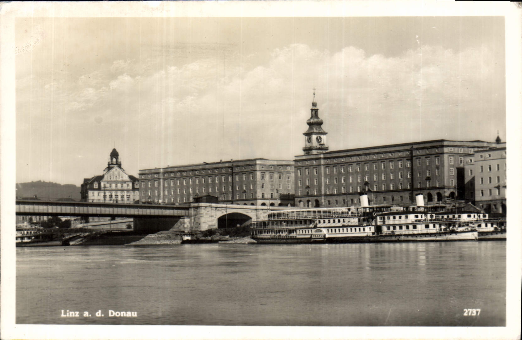 CPA Linz a d Donau Bateau