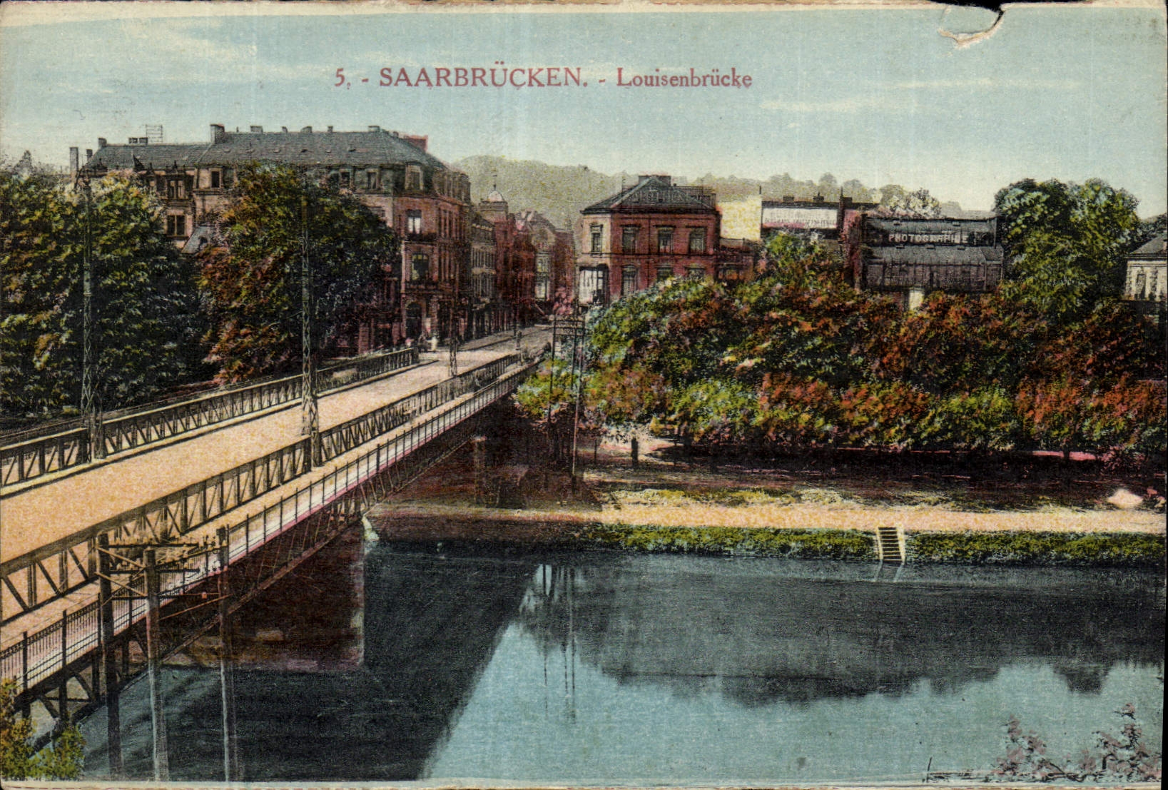 CPA Saarbrucken Louisenbrucke 