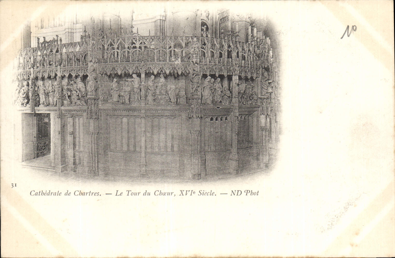 CPA Cathedrale de Chartres Le Tour du Choeur 