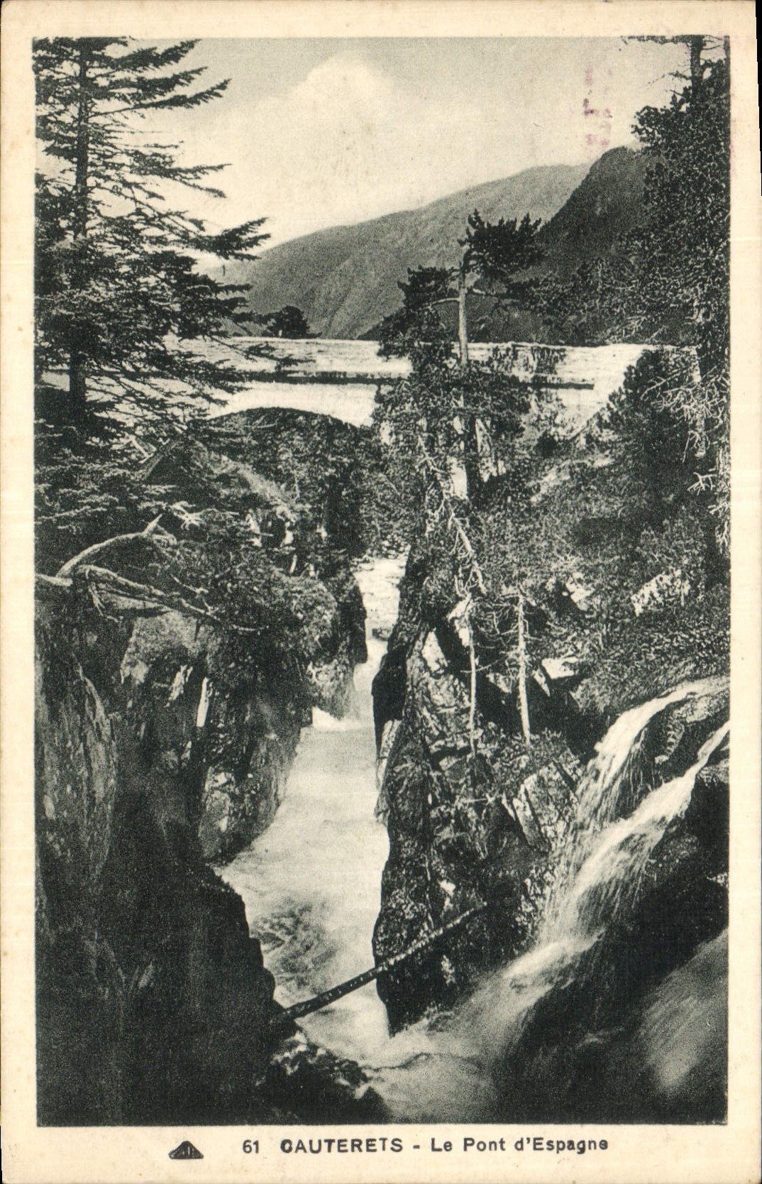 CPA Cauterets Le Pont d'Espagne 