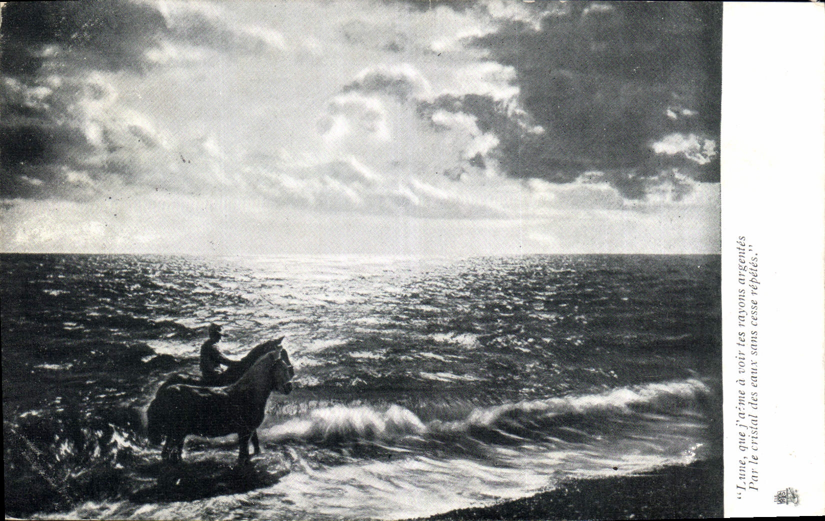 CPA Coucher de soleil