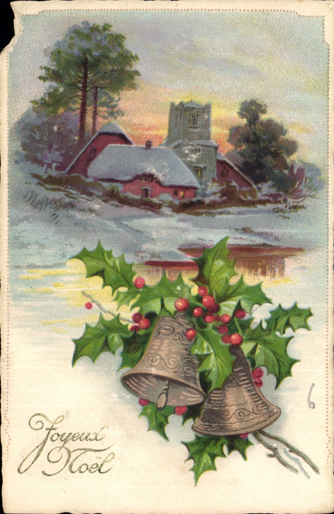 CPA Joyeux Noel 