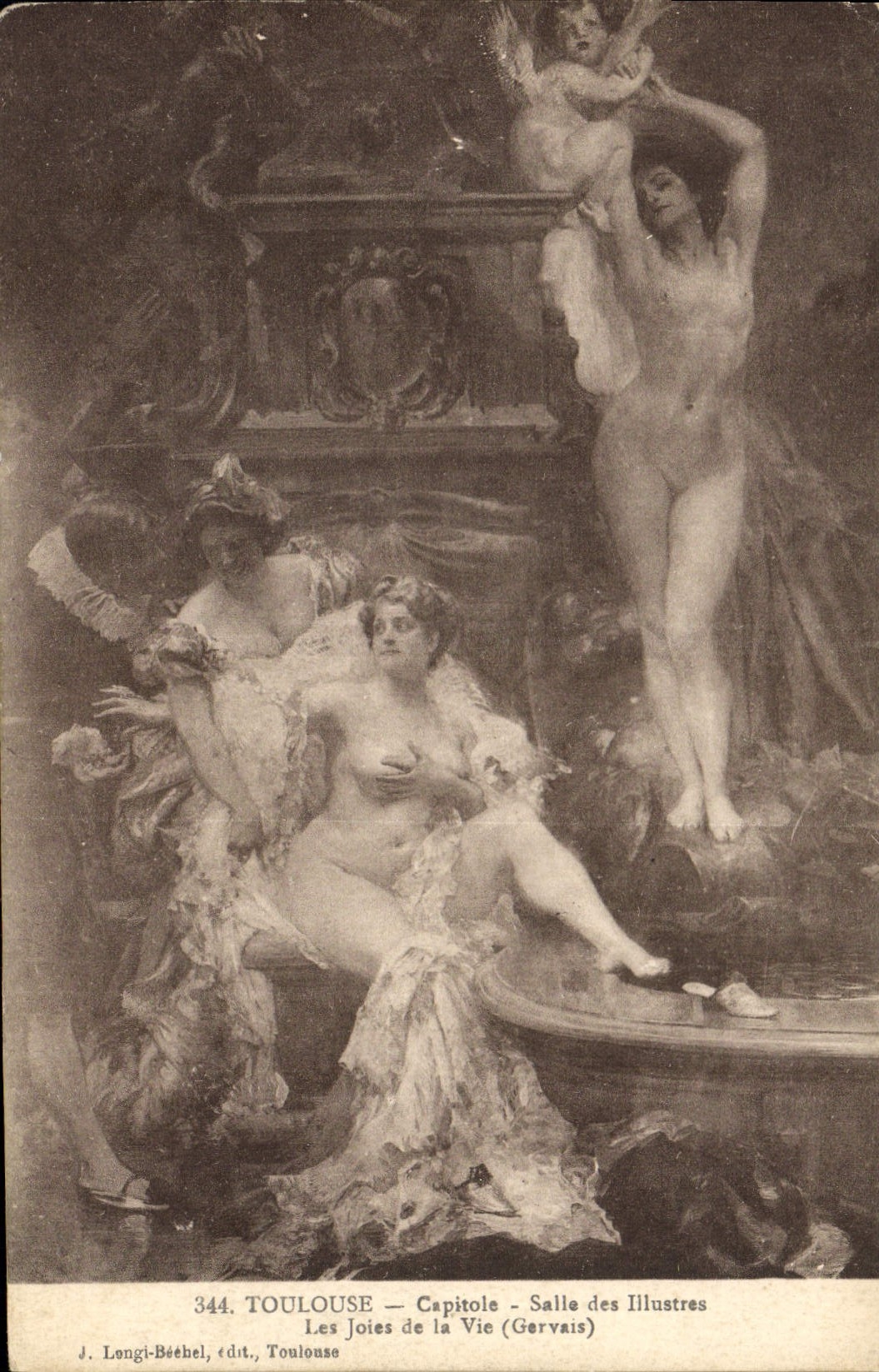 CPA Toulouse Capitole Salle des Illustres Les Joies de la Vie Gervais 