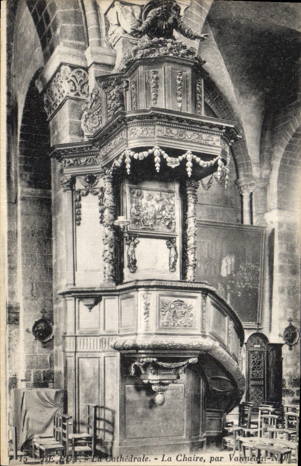 CPA Le Puy La cathedrale La chaire par Vanneau