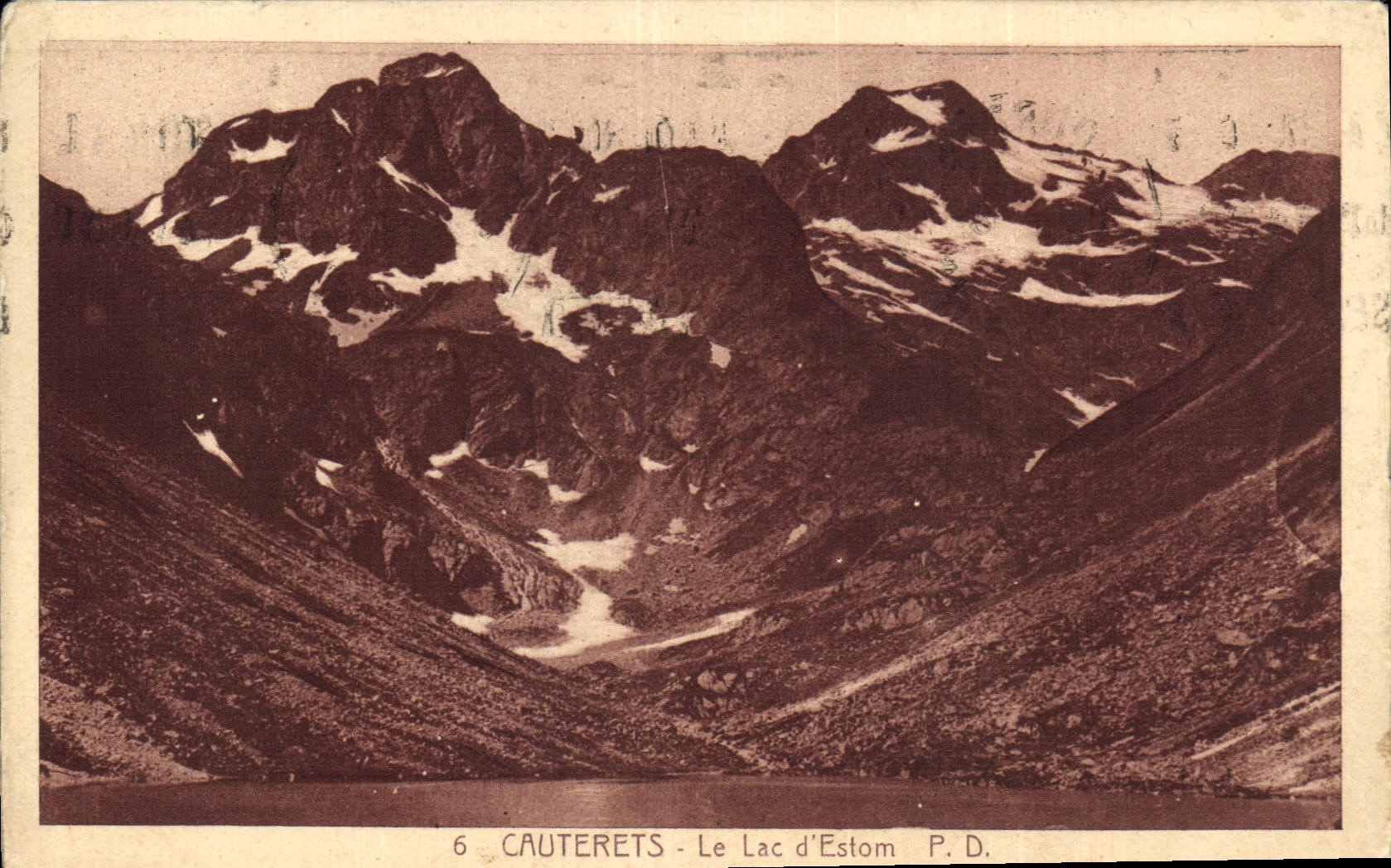 CPA Cauterets Le Lac d'Estom 