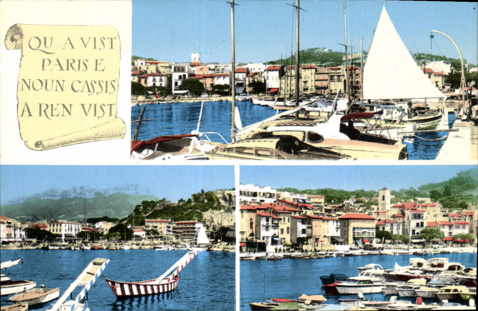 CPA Souvenir de Cassis 