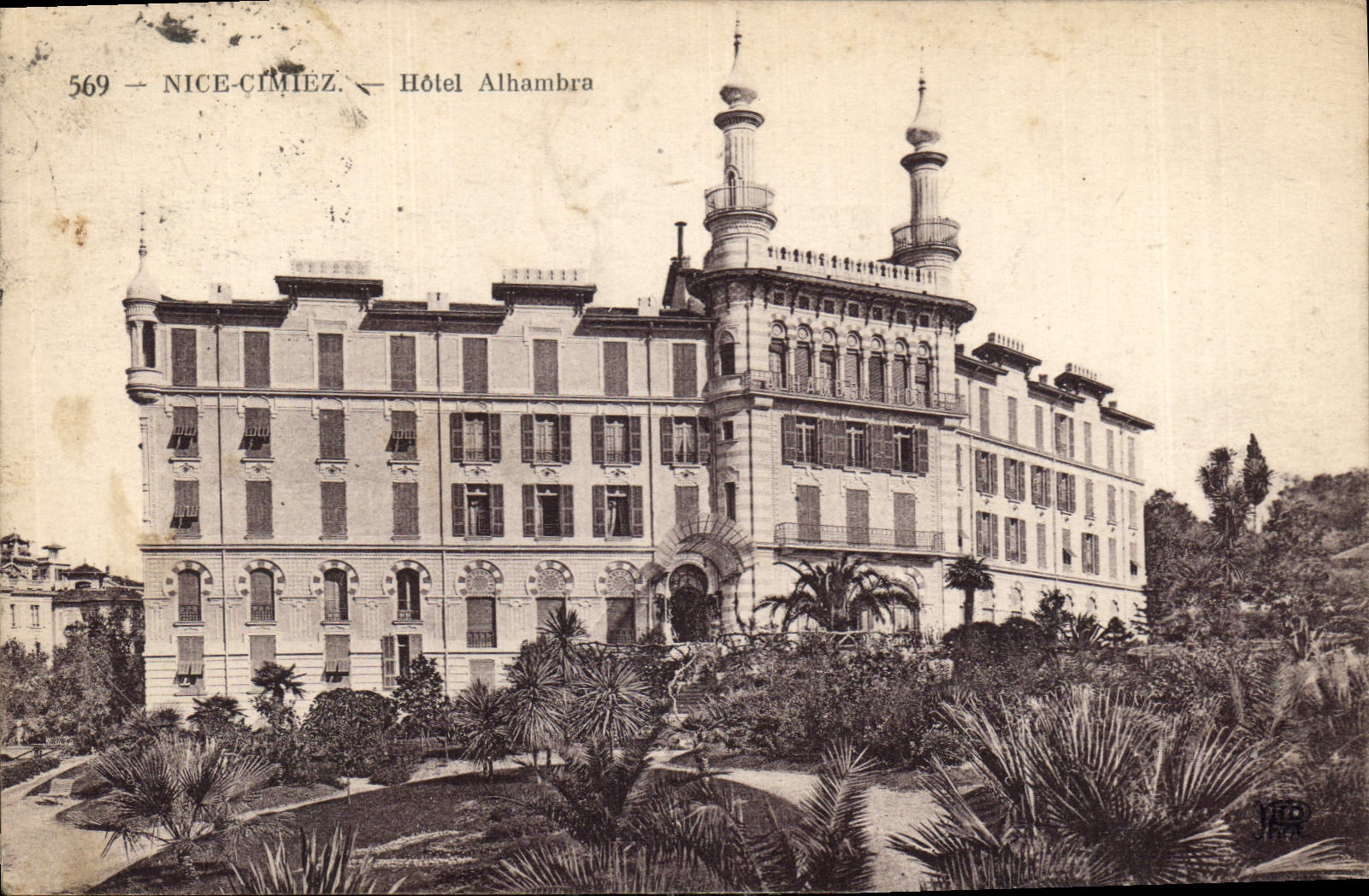 CPA Nice Cimiez Hotel Alhambra 