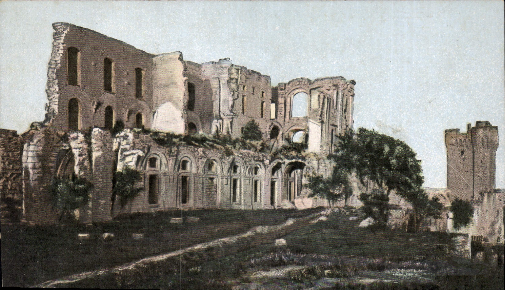CPA Environs d'Arles Ruines de l'abbaye de Montmajour