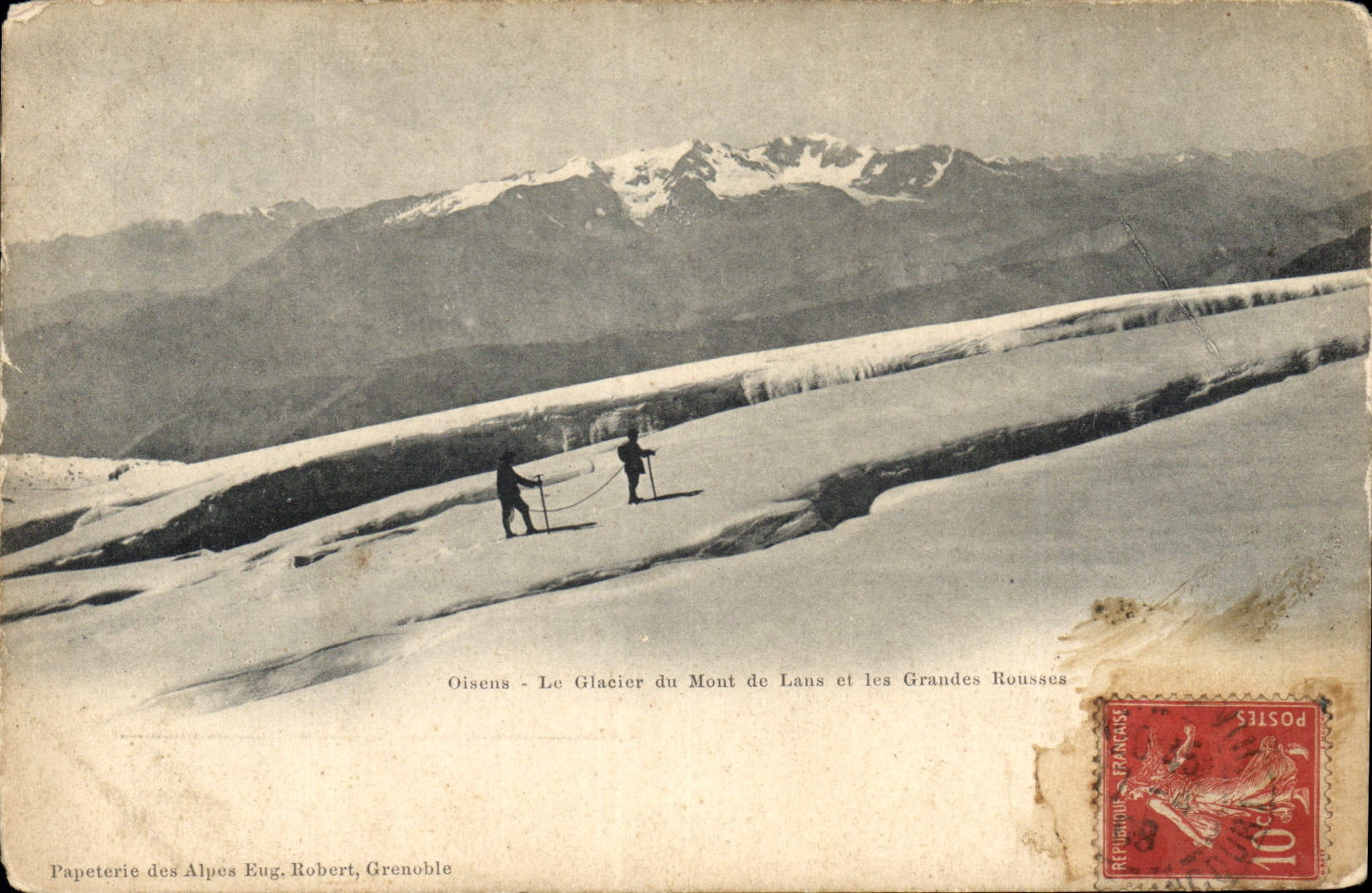 CPA Oisens Le Glacier du Mont de Lans et les Grandes Ruines 