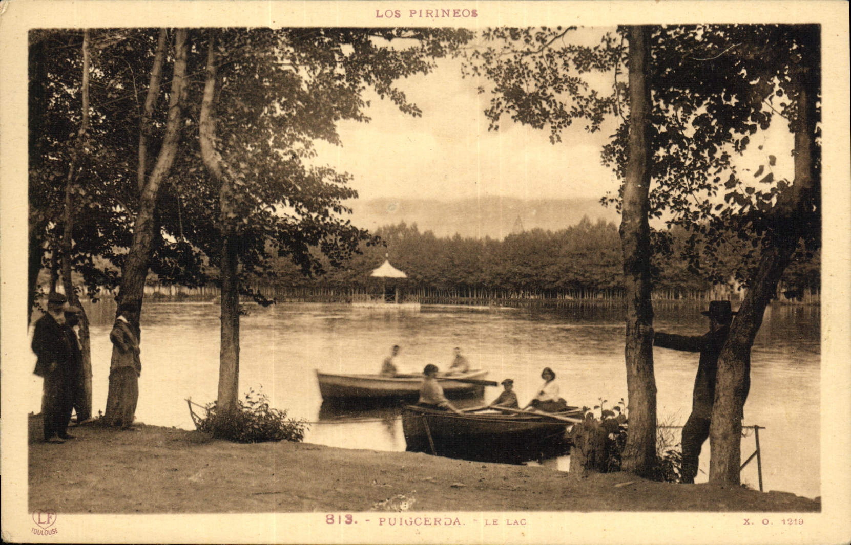 CPA Los Pirineos Puigcerda Le lac