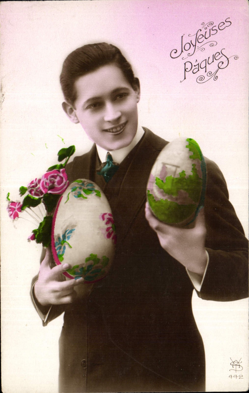 CPA Joyeuses Paques 