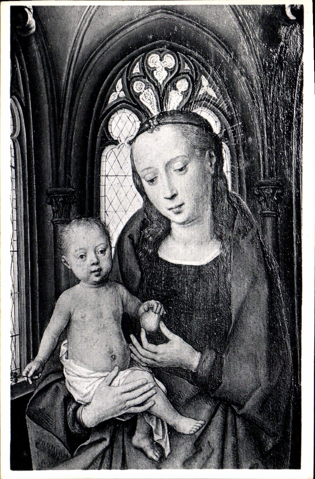 CPA La Chasse de Sainte Ursule La Vierge el l'Enfant 