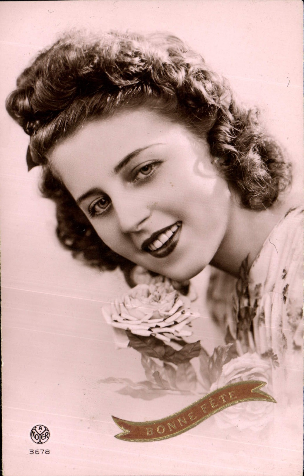 CPA Bonne Fete Femme