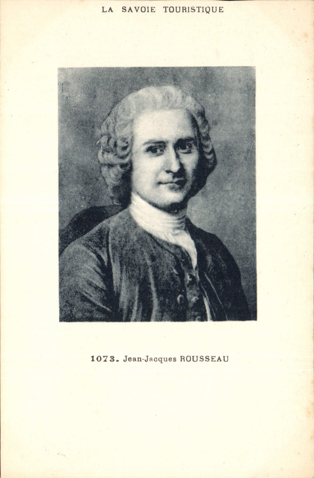 CPA La Savoie Touritique Jean Jacques Rousseau