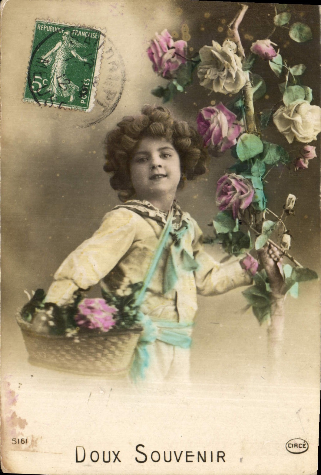 CPA Doux Souvenir Enfant