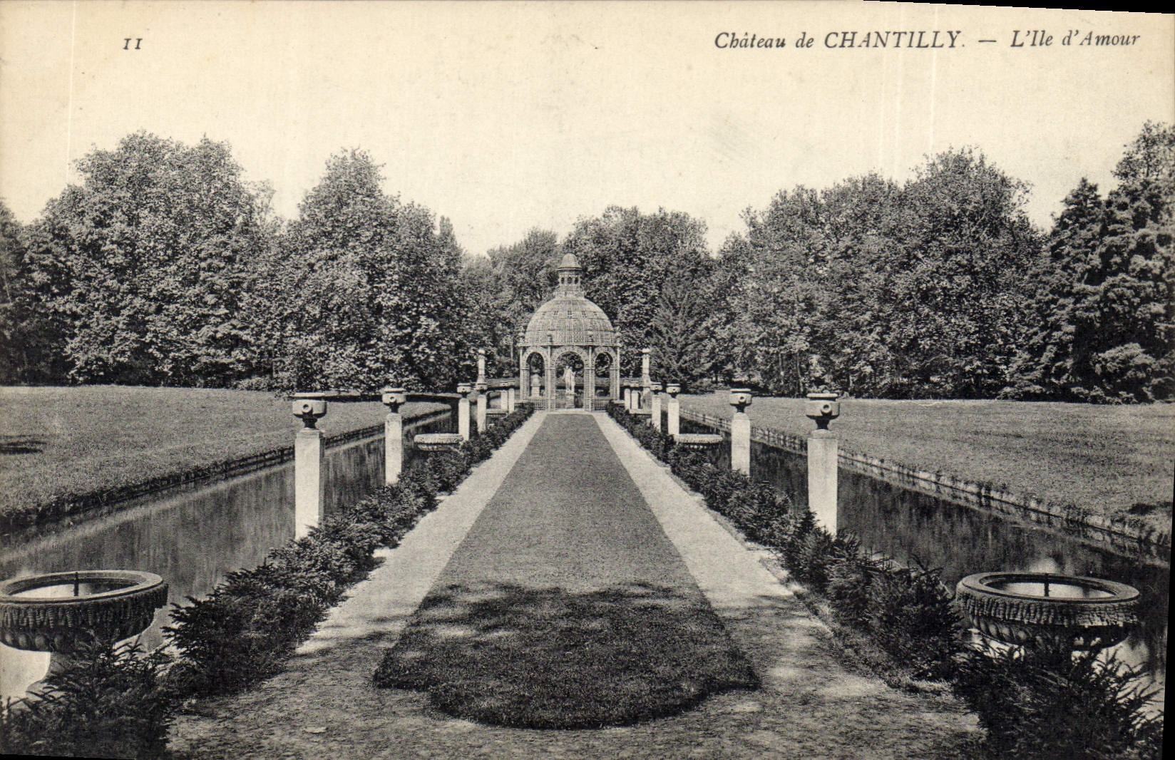 CPA Chateau De Chantilly L'lle d'Amour 