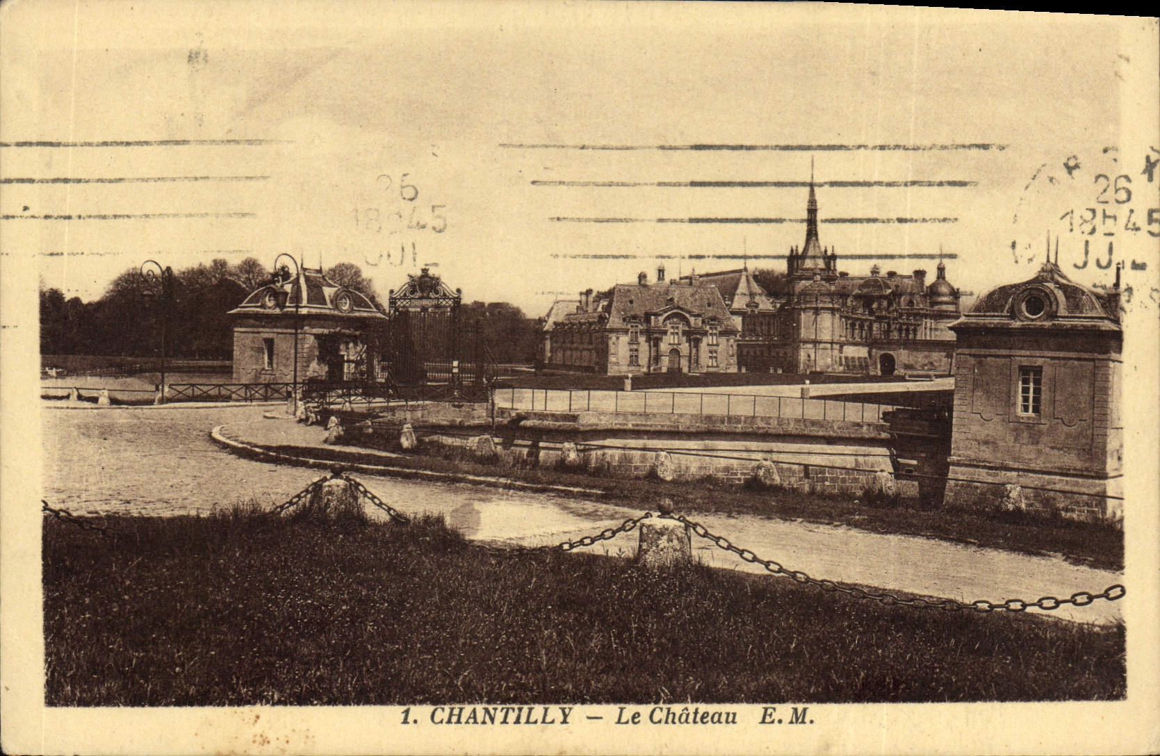 CPA Chantilly Le Chateau 