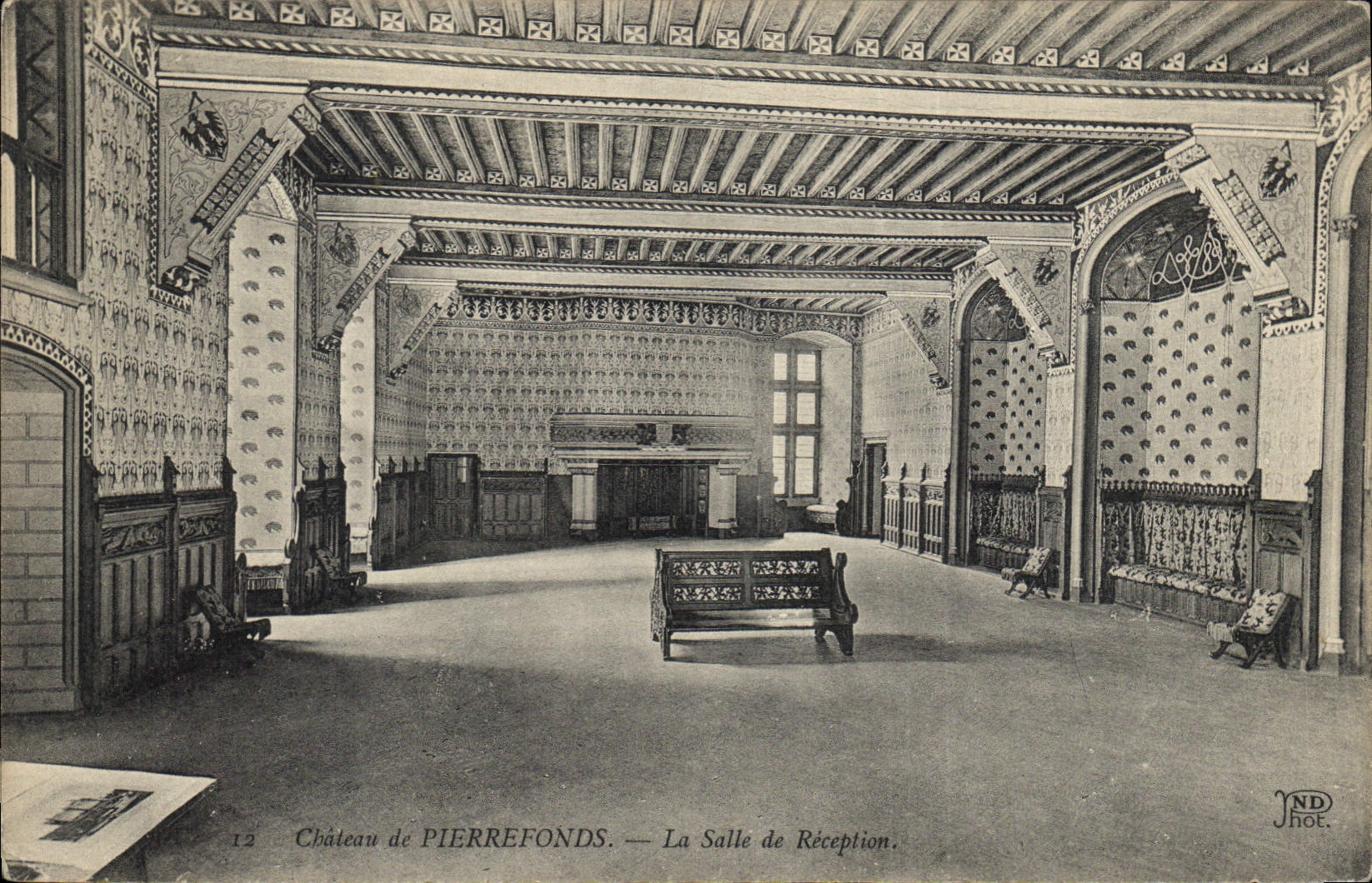 CPA Chateau de Pierrefonds La Salle de Reception 