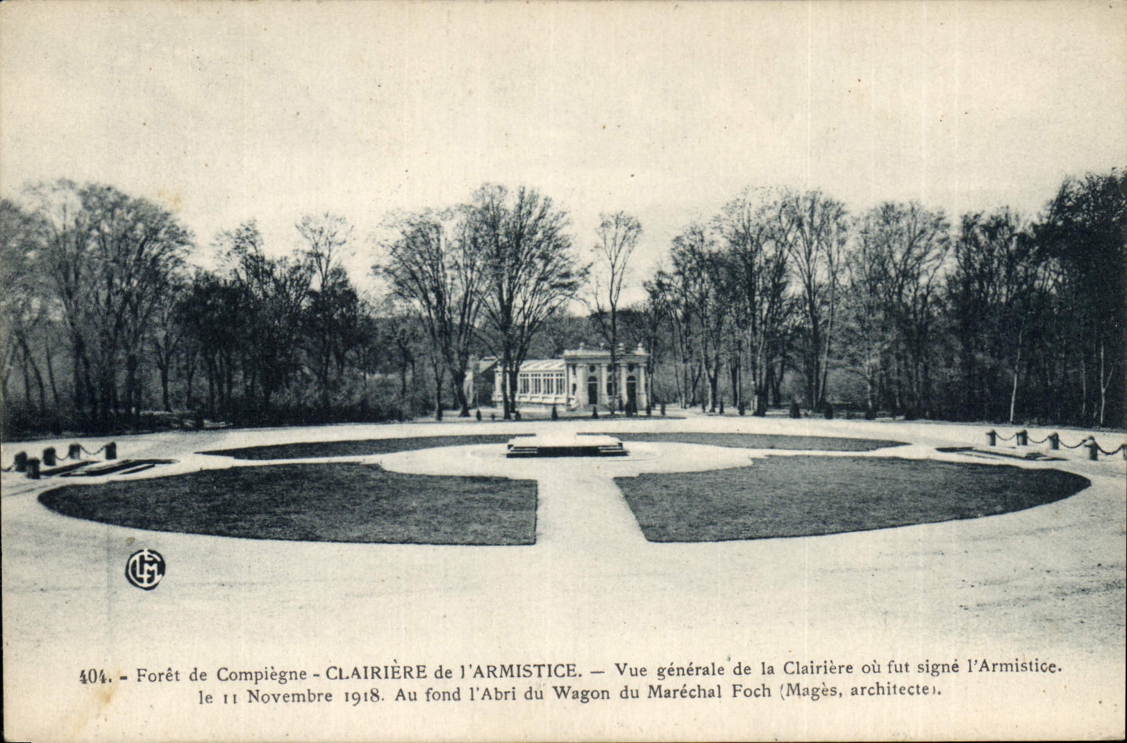 CPA Foret de Compiegne Clairiere de l'Armistice