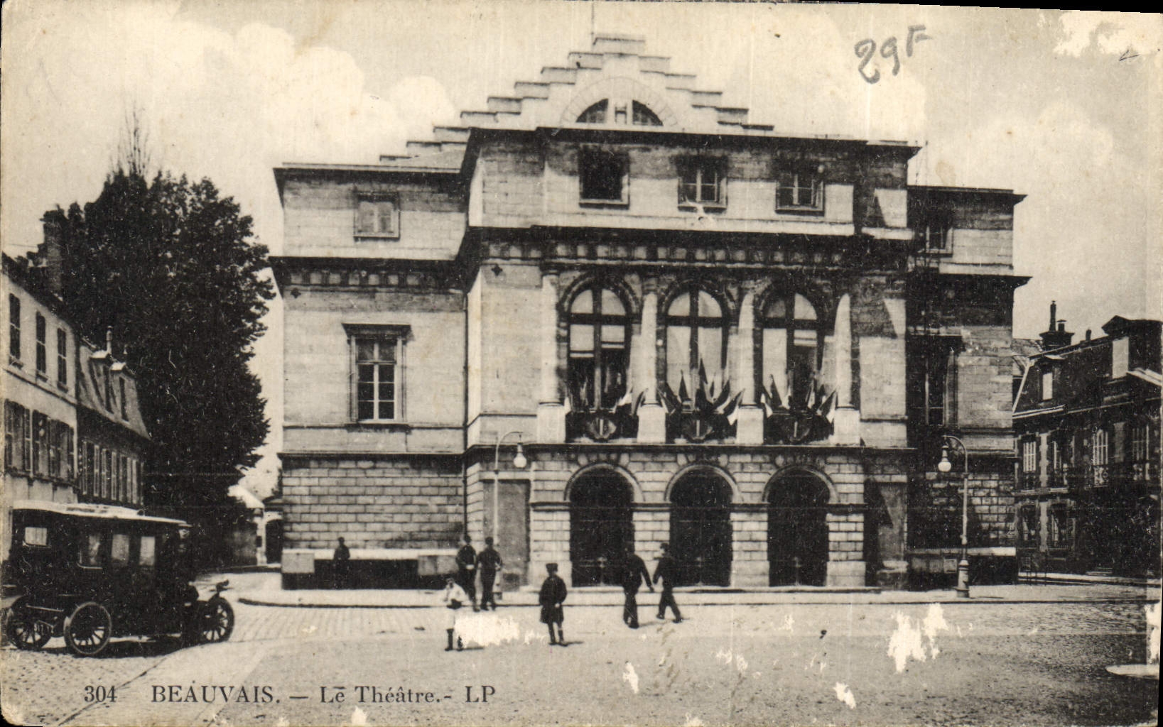 CPA Beauvais Le Theatre Automobile
