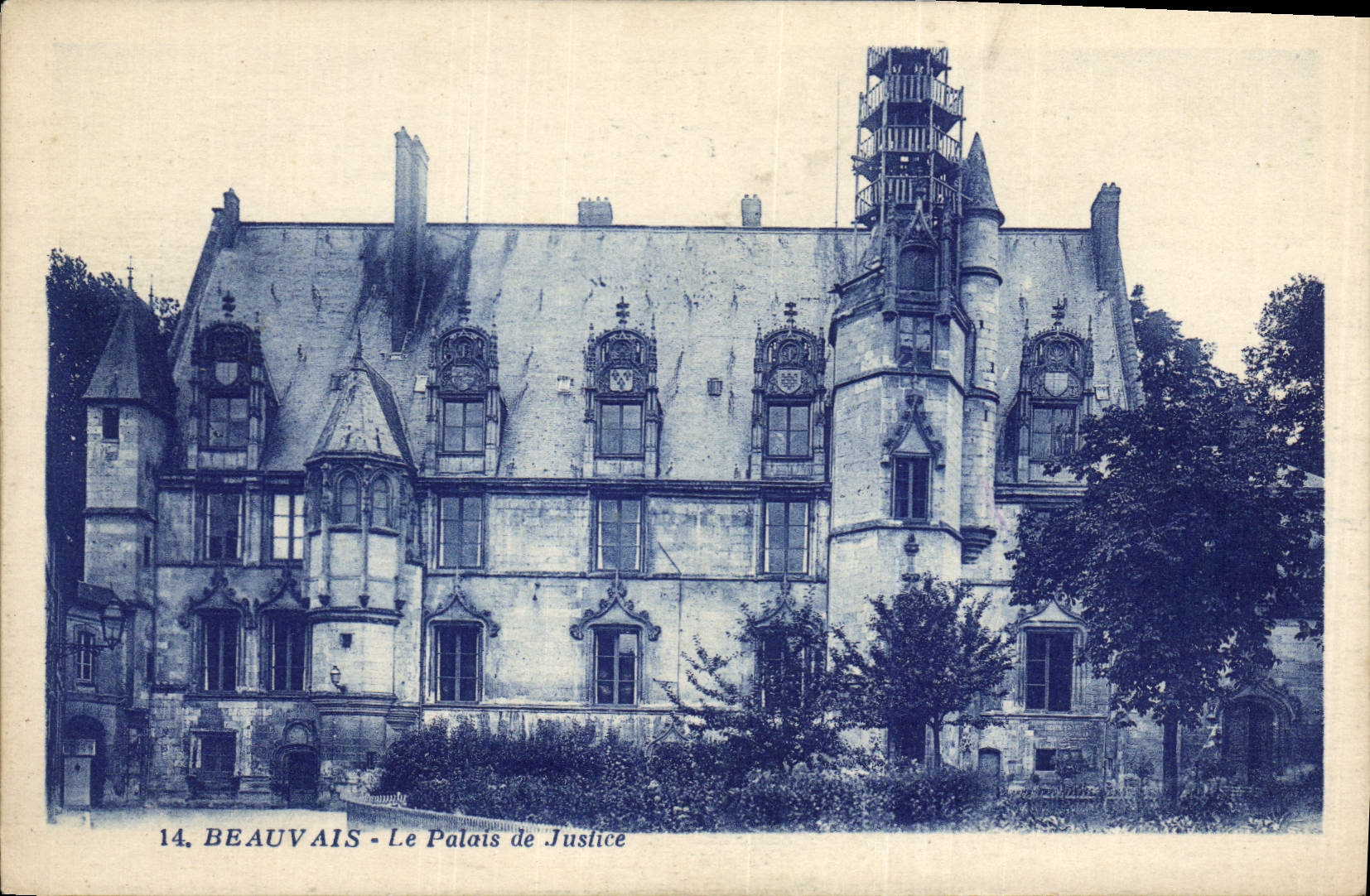 CPA Beauvais Le Palais de Justice 