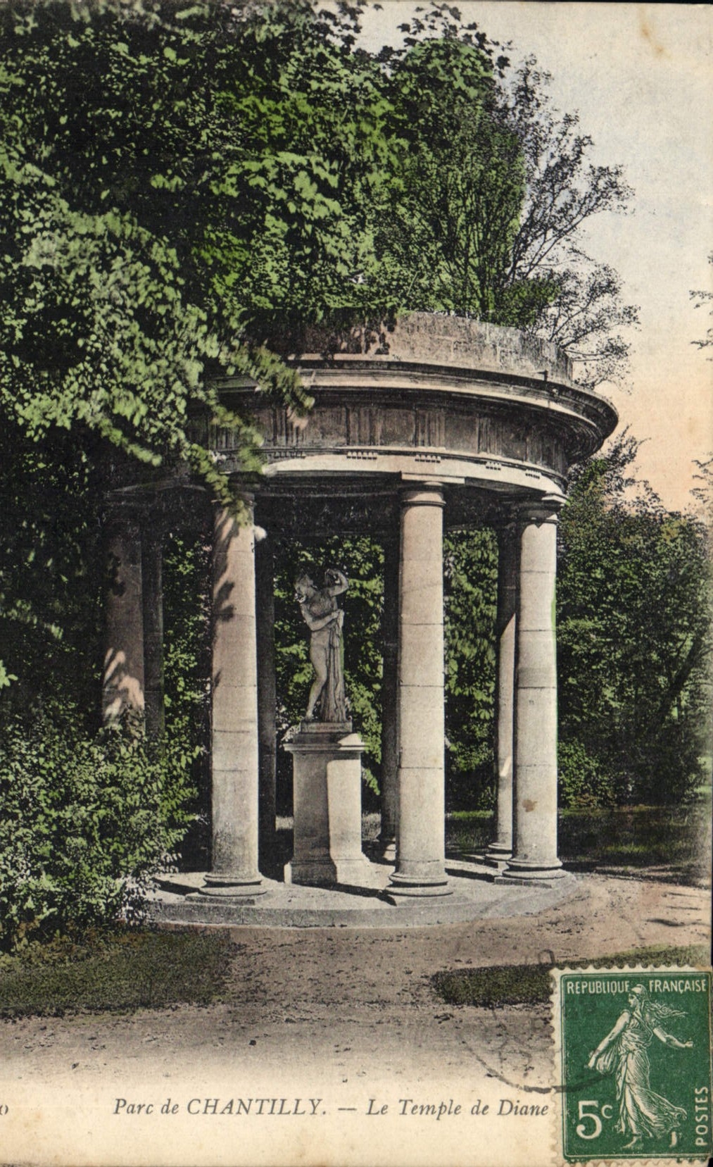 CPA Parc de Chantilly Le Temple de Diane 