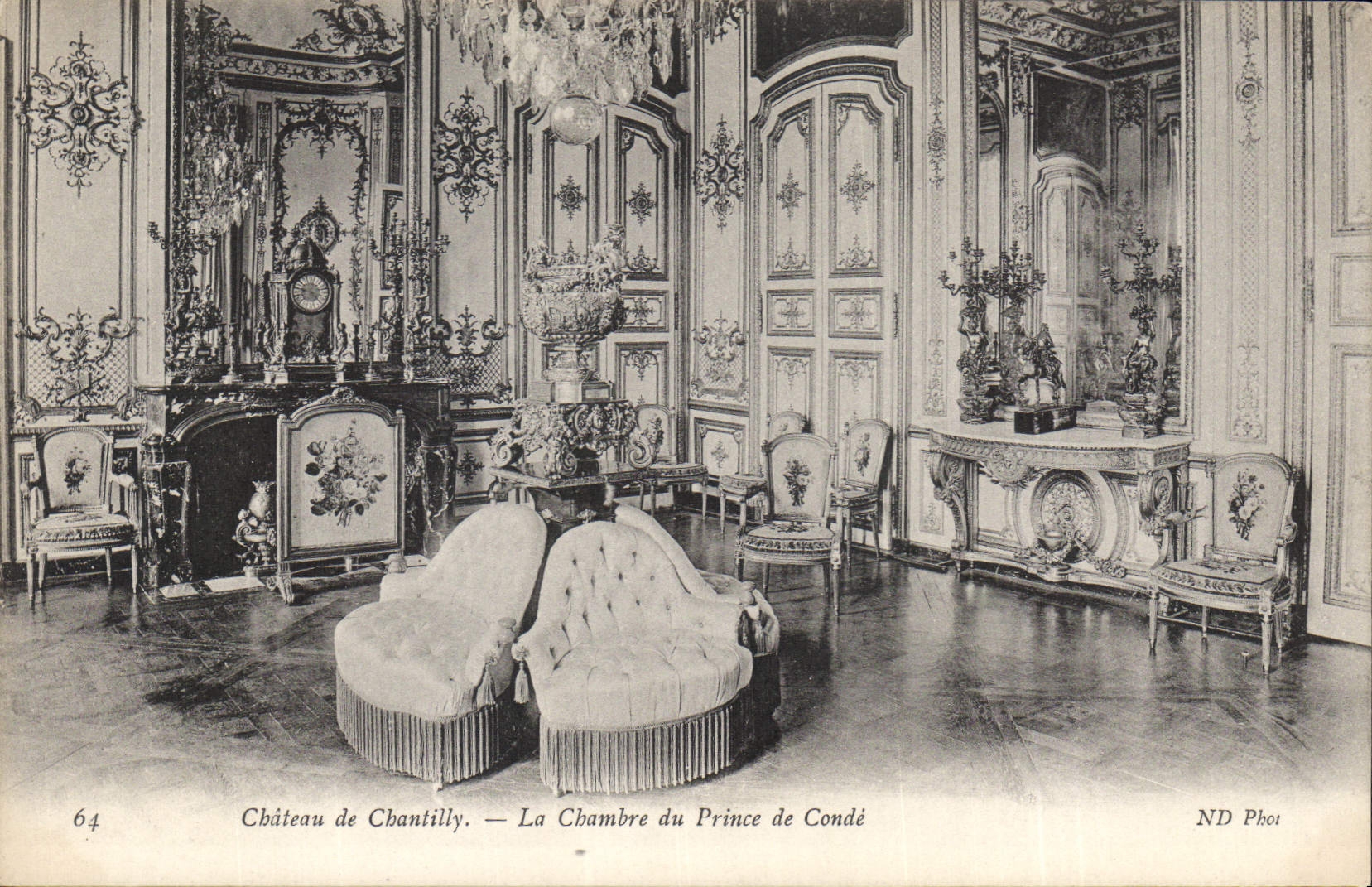 CPA Chateau de Chantilly La Chambre du Prince de Conde