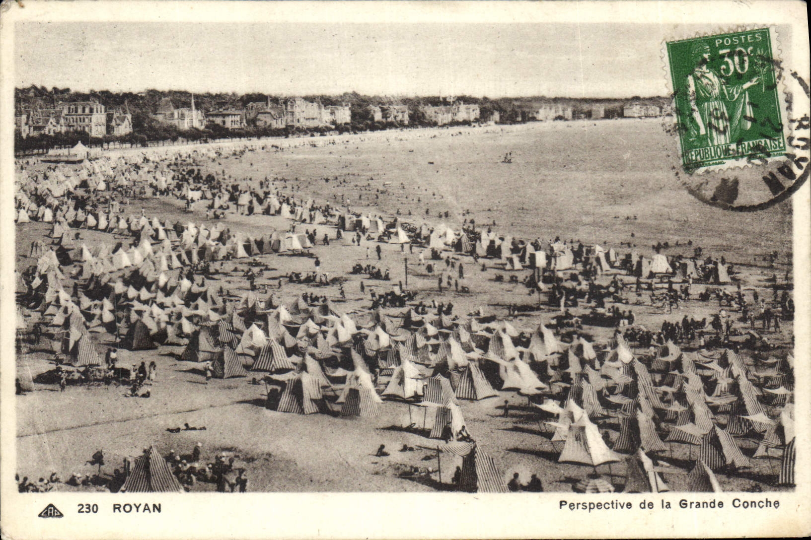 CPA Royan Perspective de la Grande Conche 