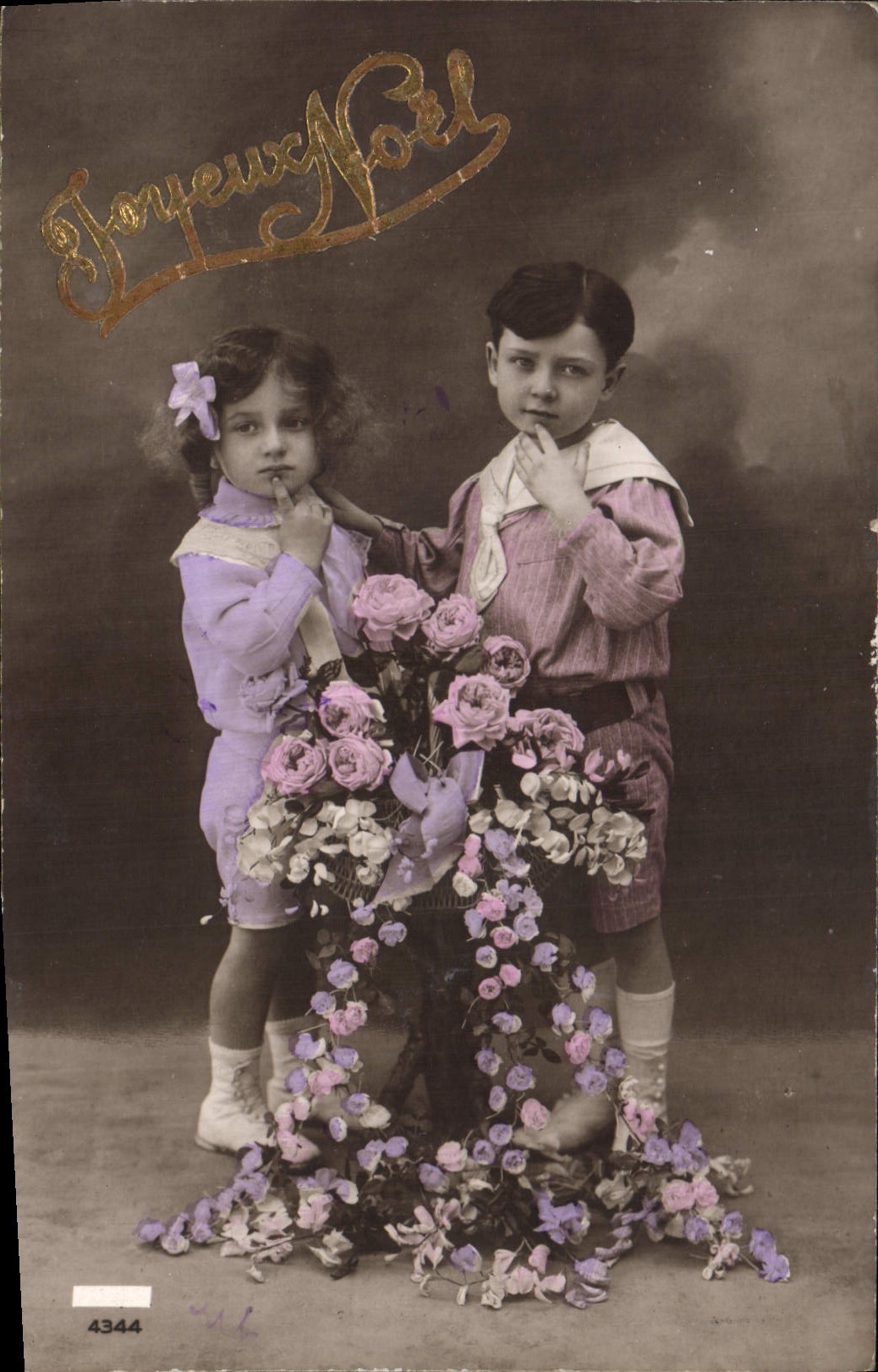 CPA Joyeux Noel Enfants