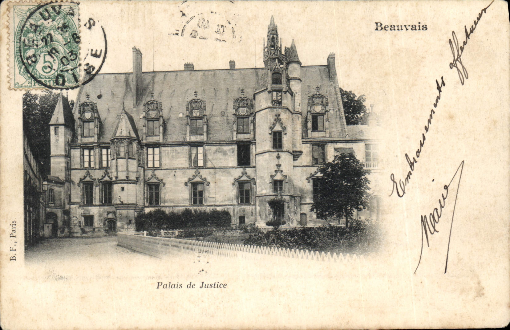 CPA Beauvais Palais de Justice 