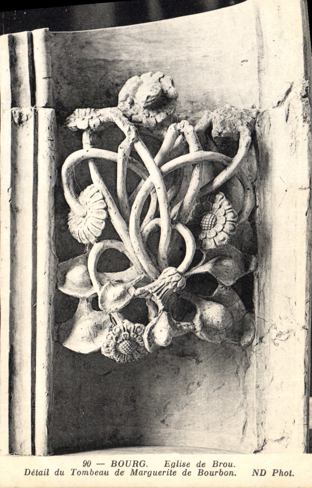 CPA Eglise de Brou Detail du Tombeau de Marguerite de Bourbon