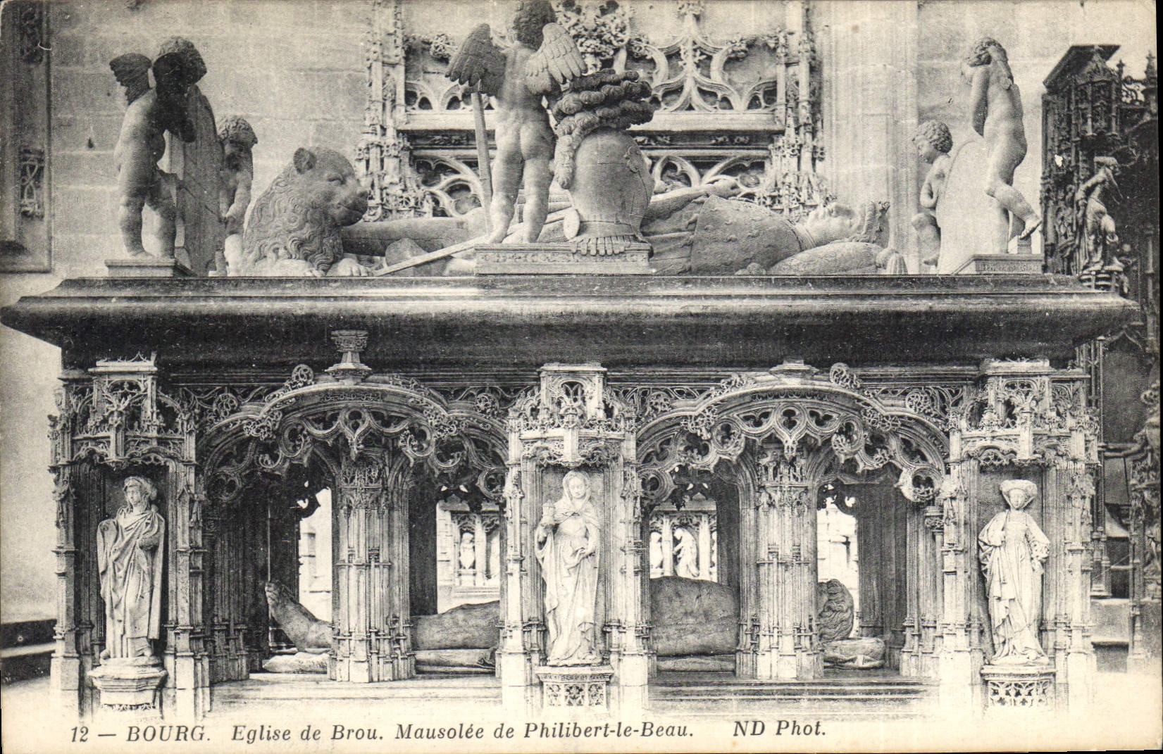 CPA Eglise de Brou Mausolee de Philibert le Beau 
