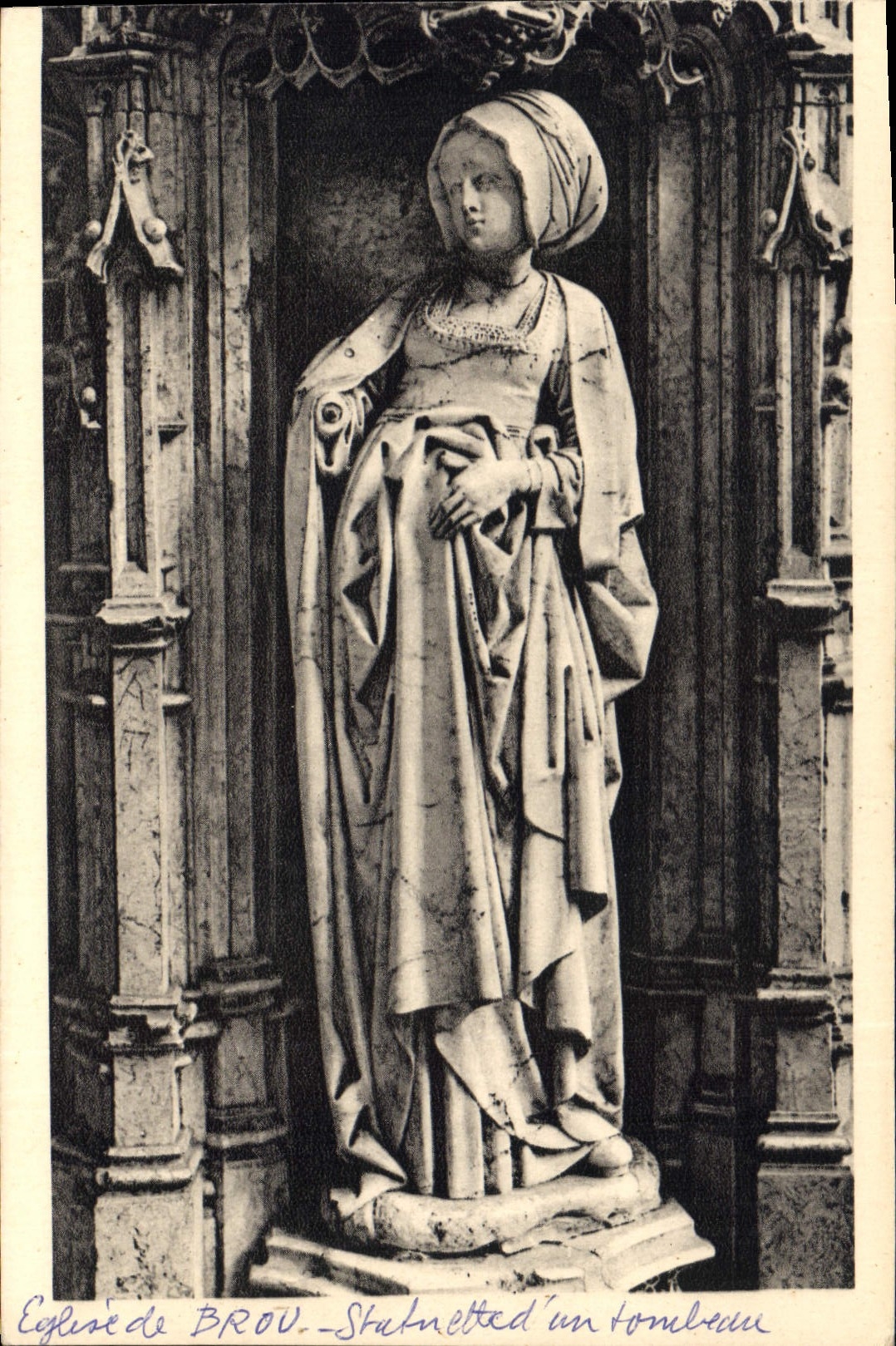 CPA Eglise de Brou Ain Statue d'un tombeau 