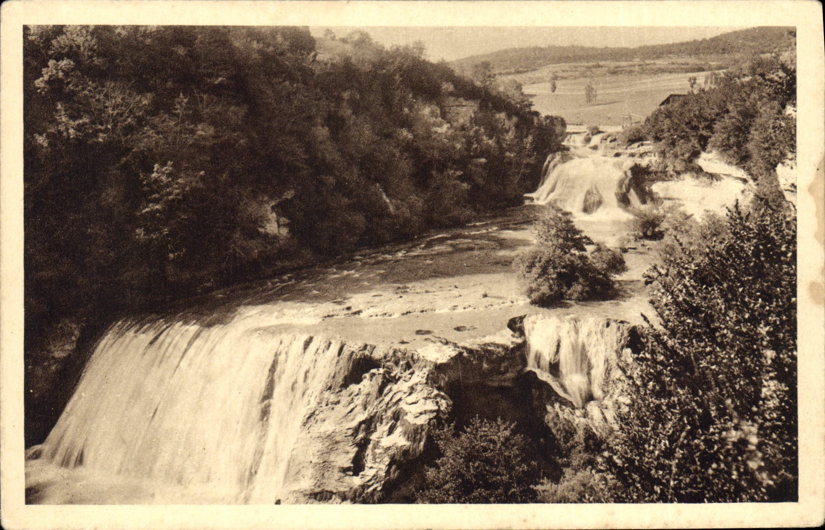 CPA Environs D'Oyonnax Saut de Charmine 