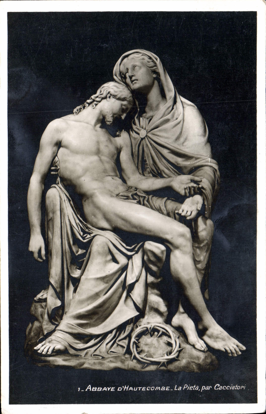CPA Abbaye D'Hautecombe La Pieta Cacciatori