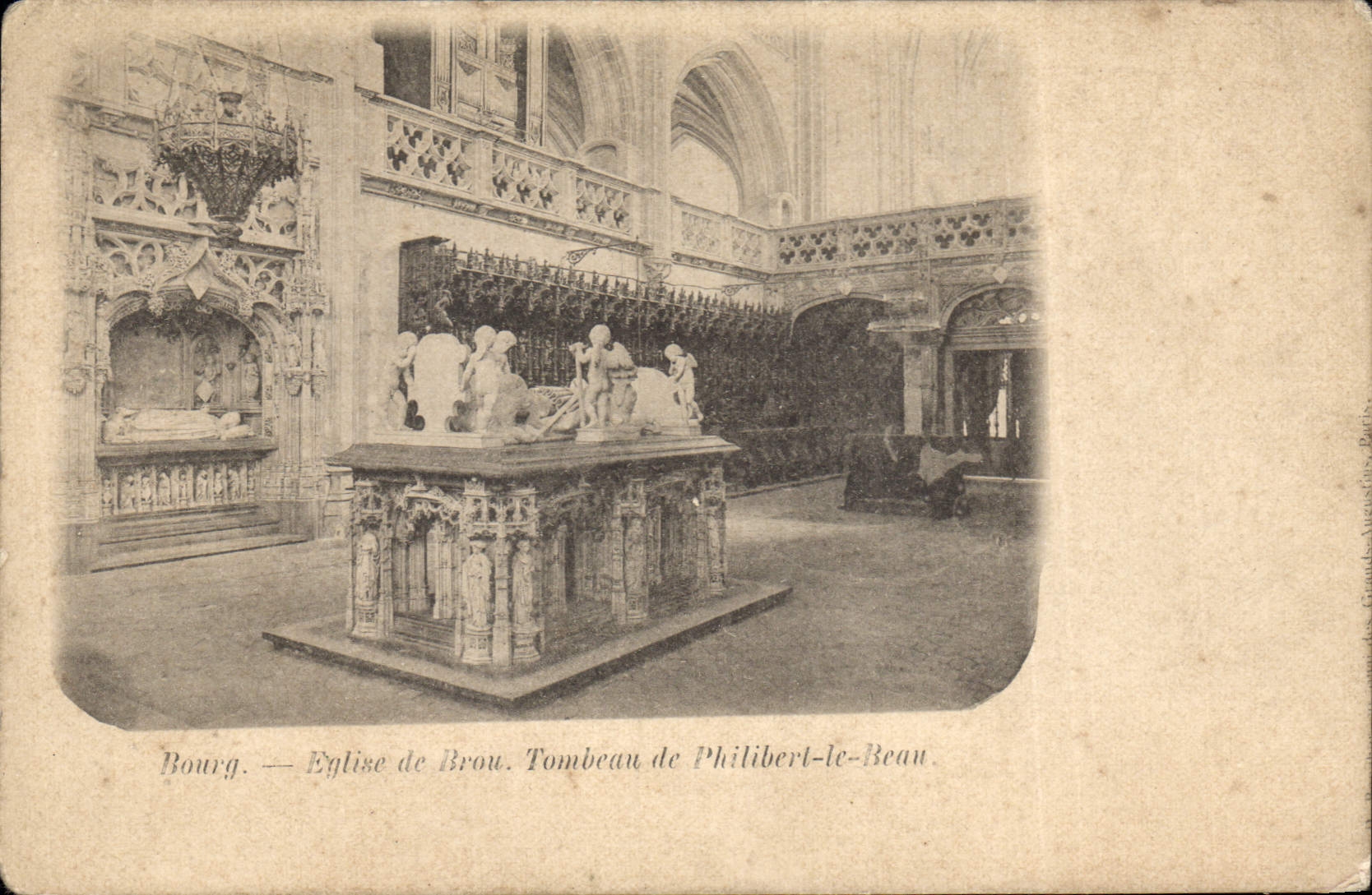 CPA Bourg Eglise de Brou Tombeau de Philibert le Beau
