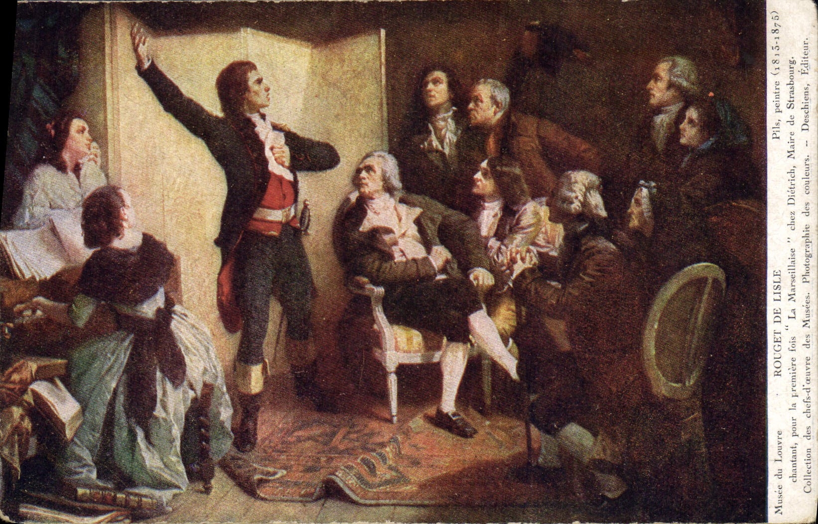 CPA Rouget de Lisle La Marseillaise