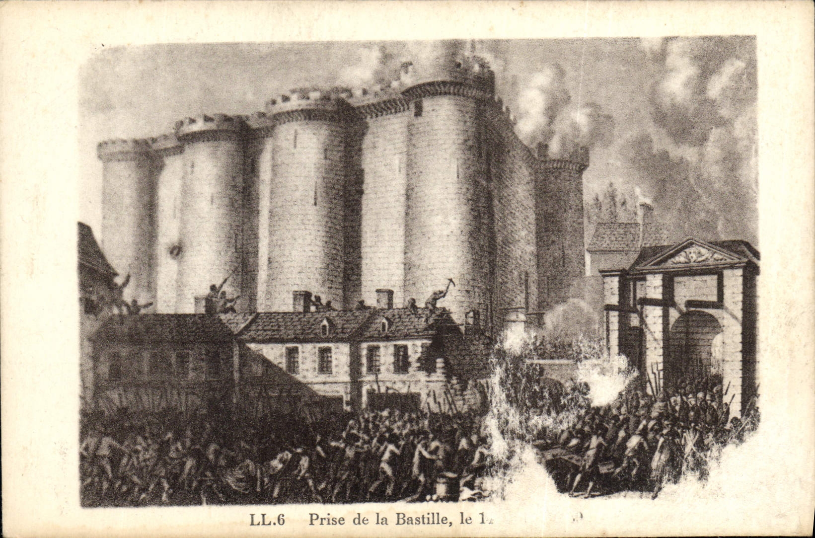 CPA Prise de la Bastille 