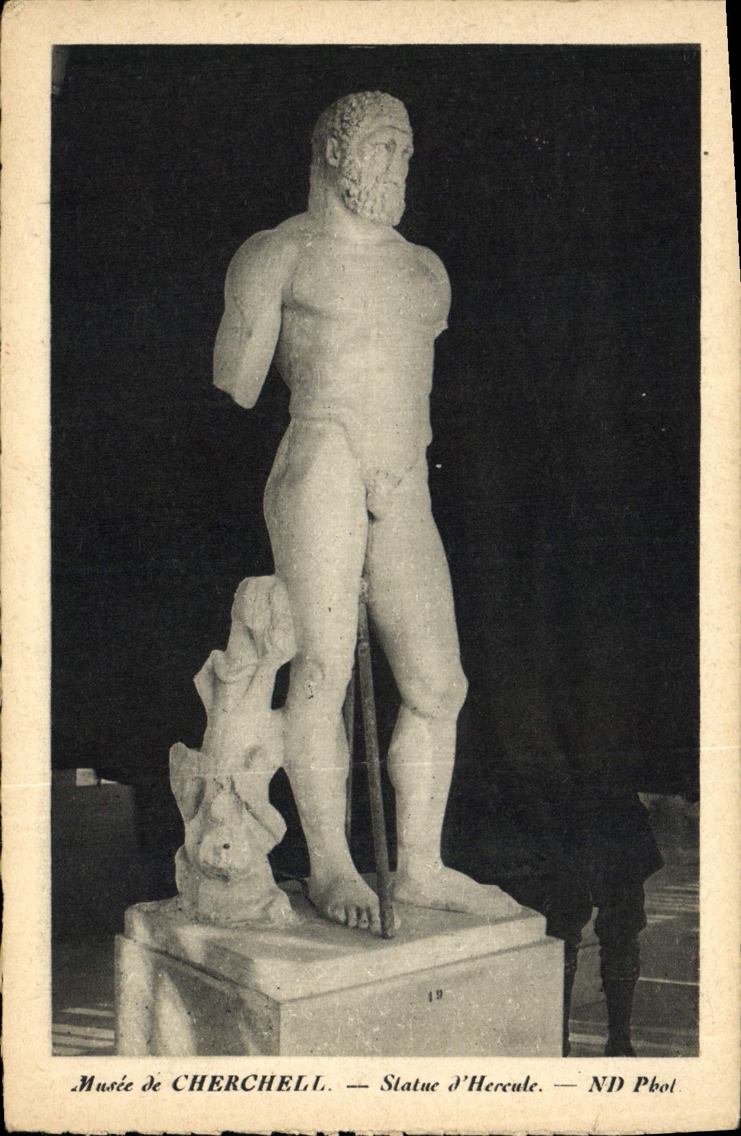 CPA Musee de Cherchell Statue d'Hercule
