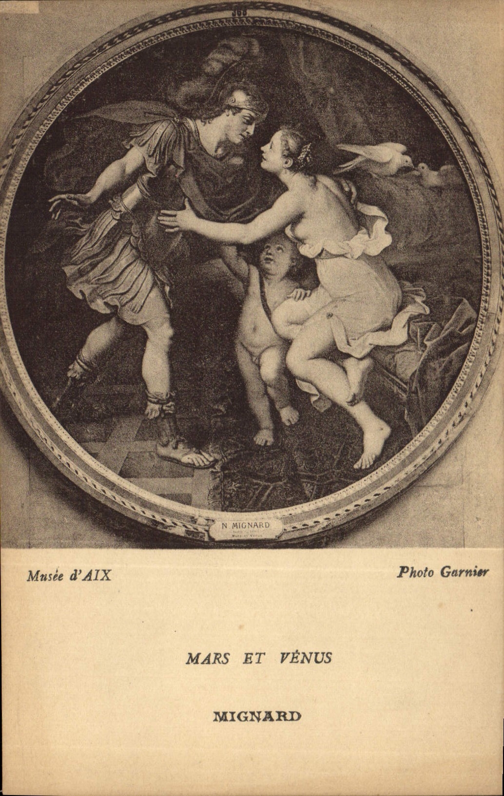 CPA Mars et Venus Mignard 