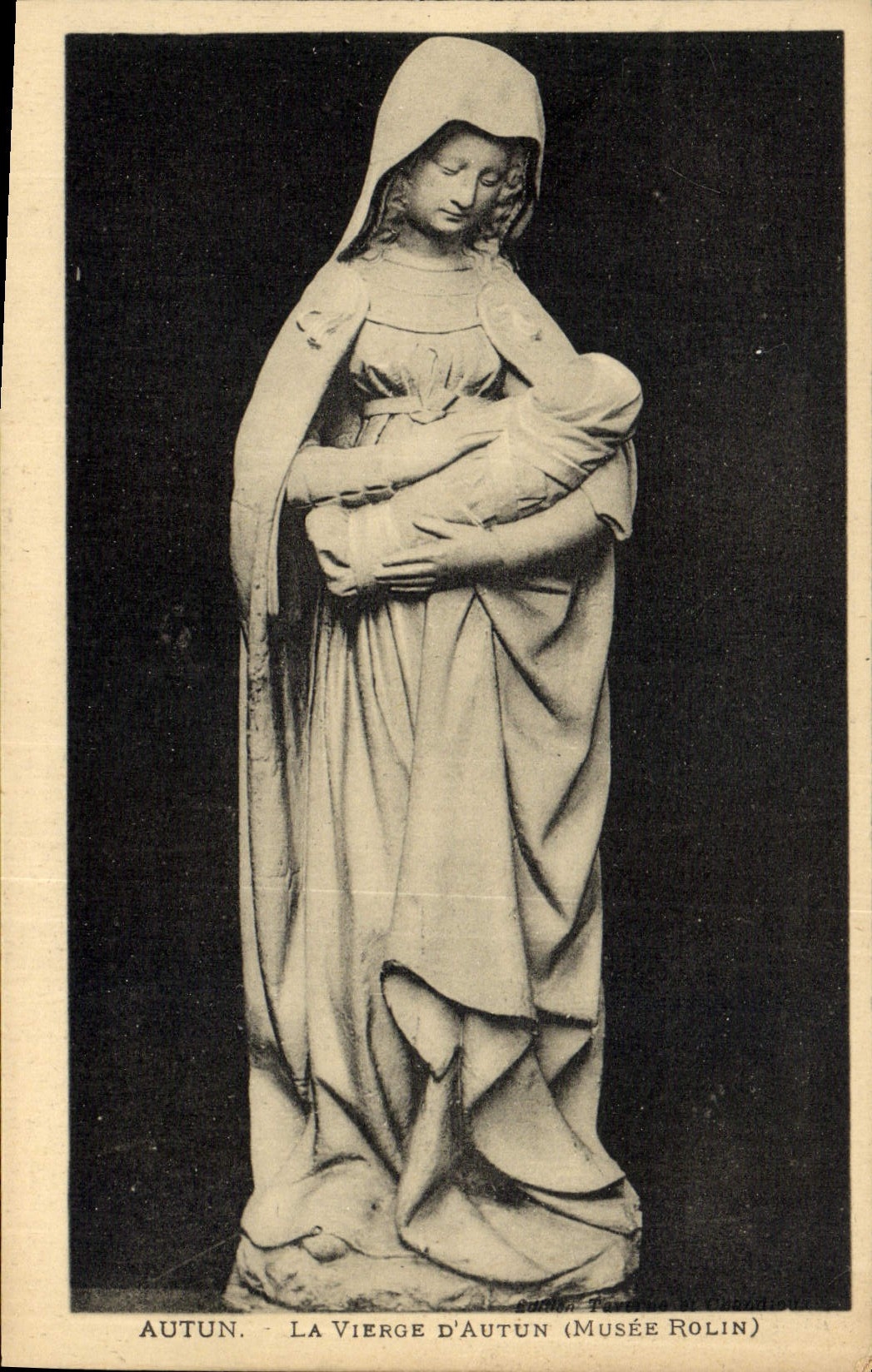 CPA Autun La Vierge D'Autun Musee Rolin 