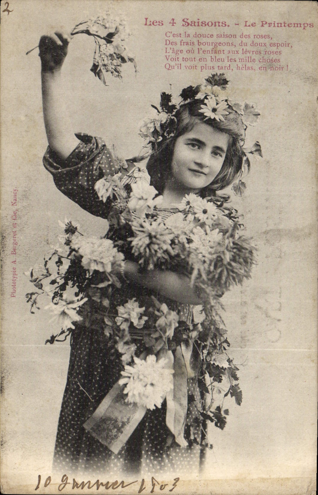 CPA Saisons Le Printemps 