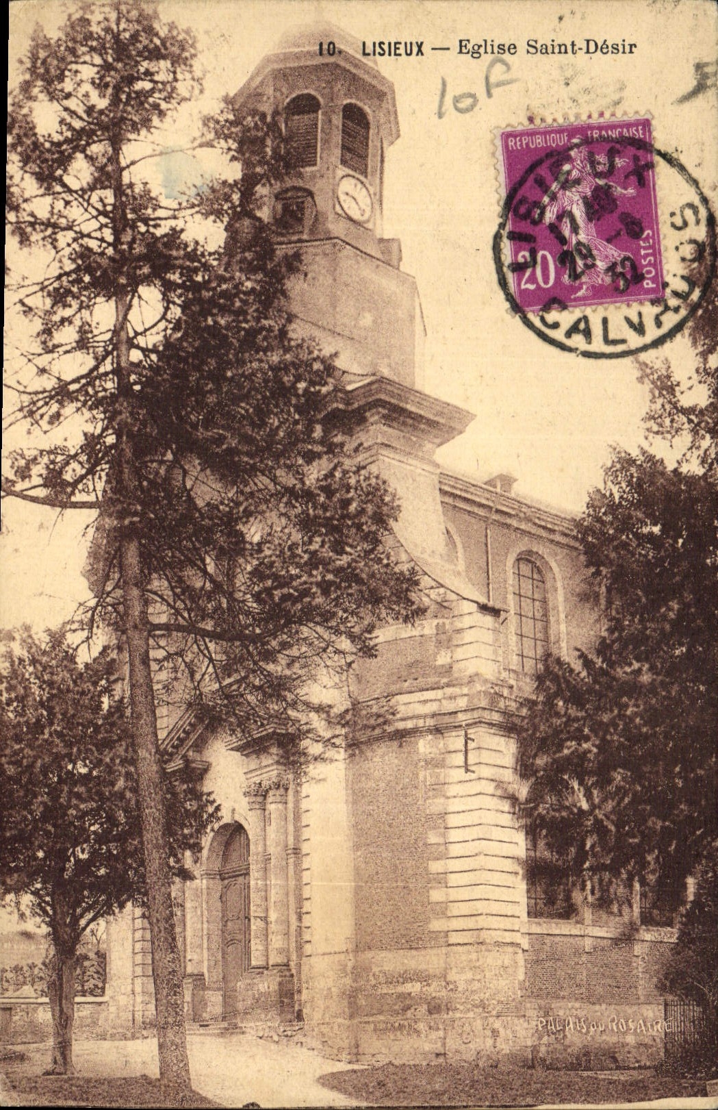 CPA Lisieux Eglise Saint Desir 