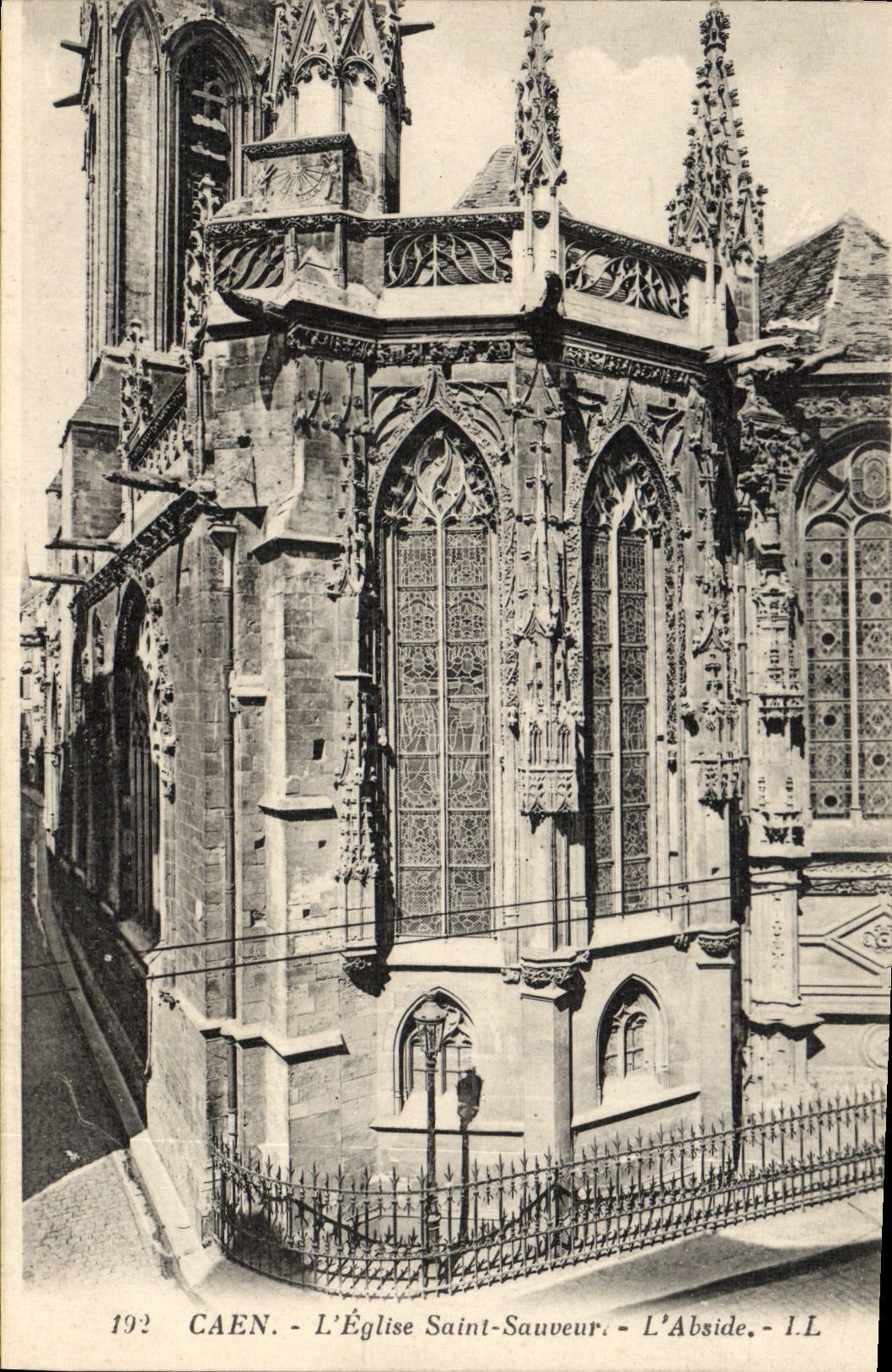 CPA Caen L'Eglise Saint souveur L Abside 