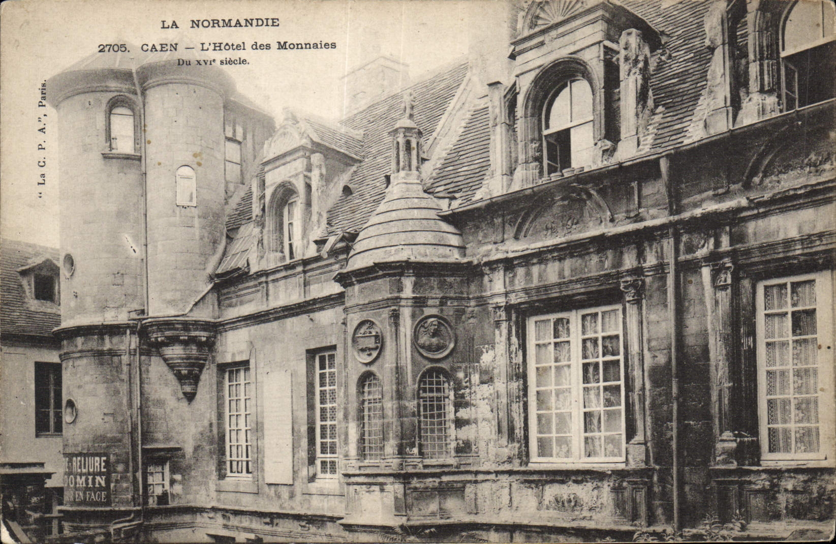 CPA Caen L'Hotel des Monnaies 