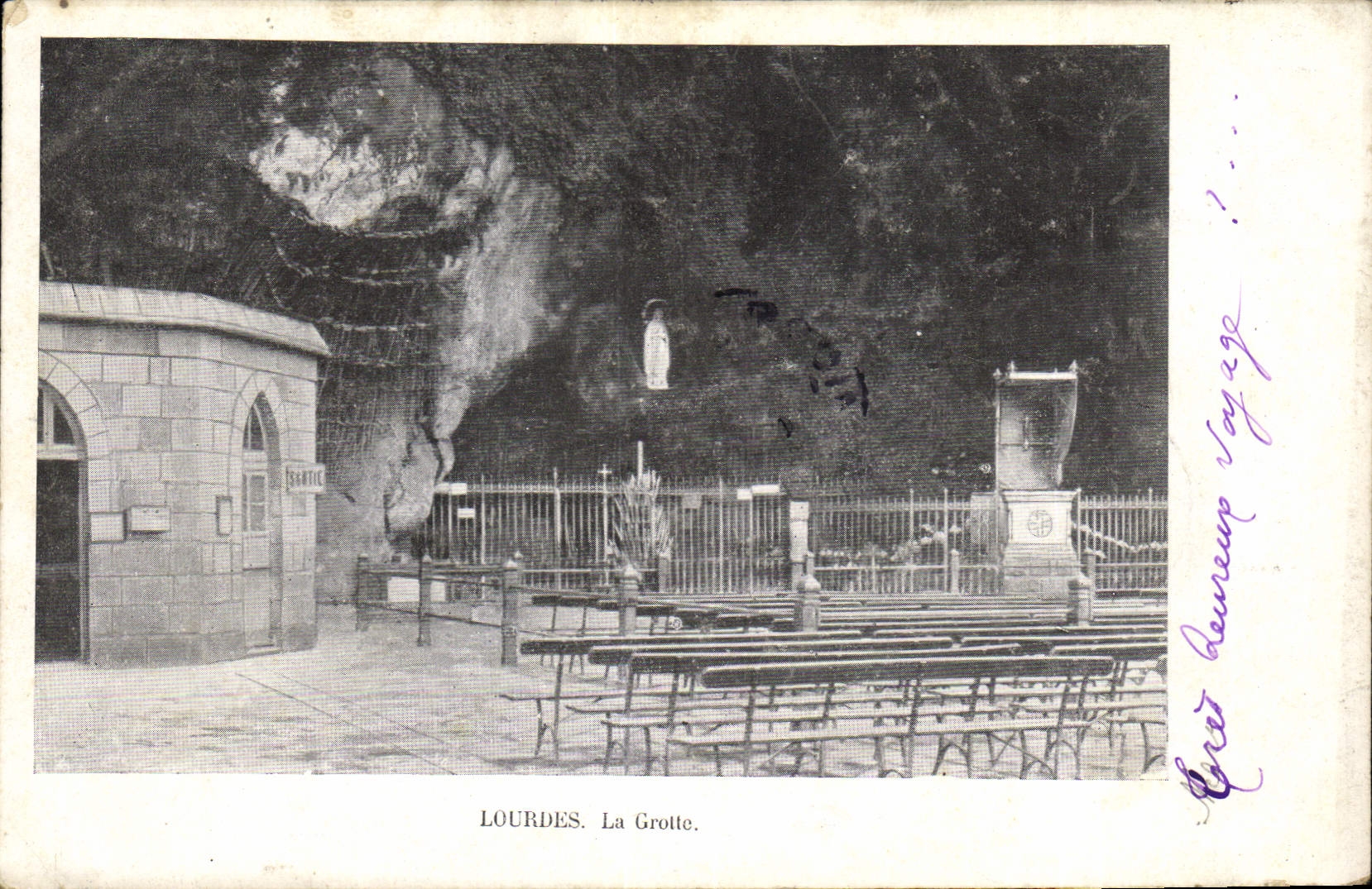 CPA Lourdes La Grotte 