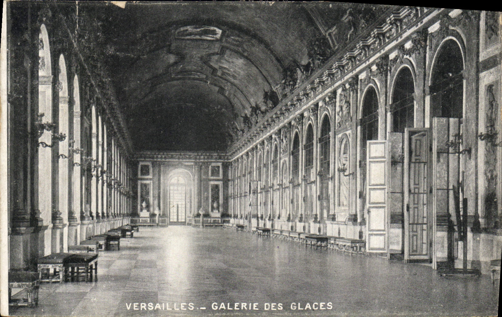 CPA Versailles Galerie des Glaces 
