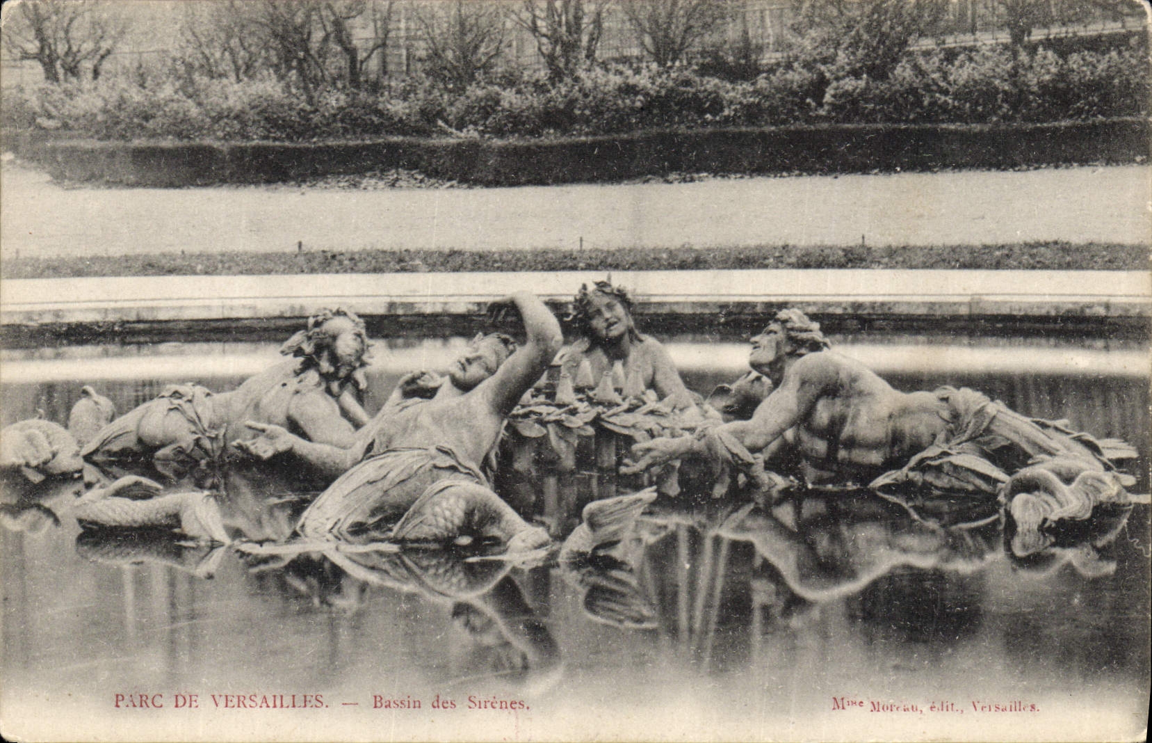 CPA Parc de Versailles Bassin des Sirenes