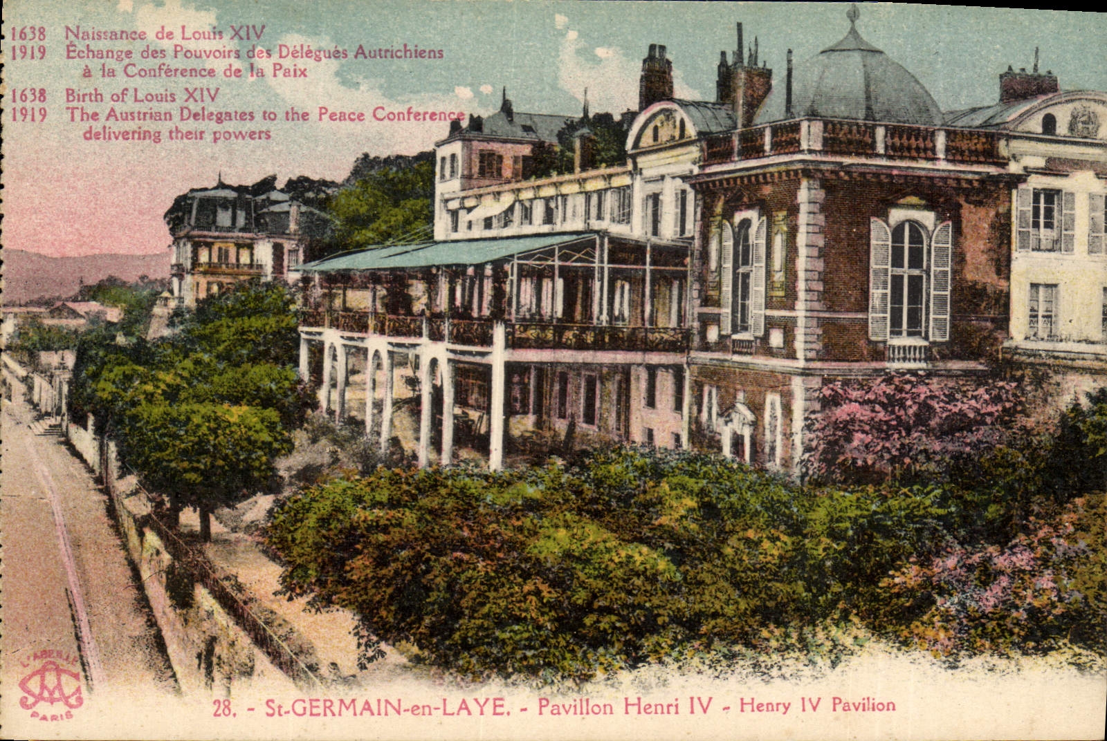 CPA St Germain en Laye Pavillon Henri IV